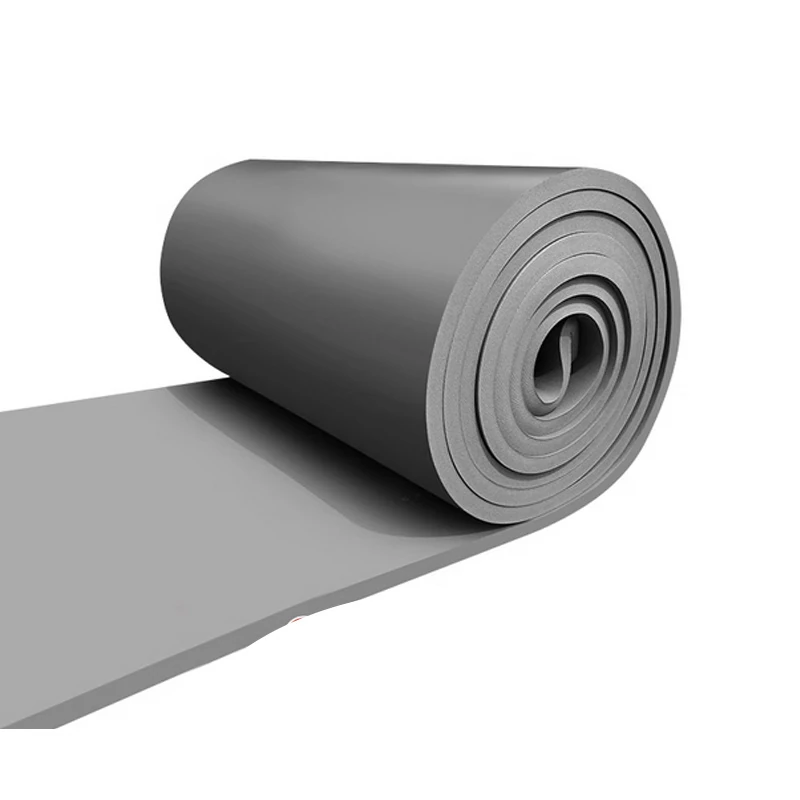 Gray protective rubber foam safety padding roll