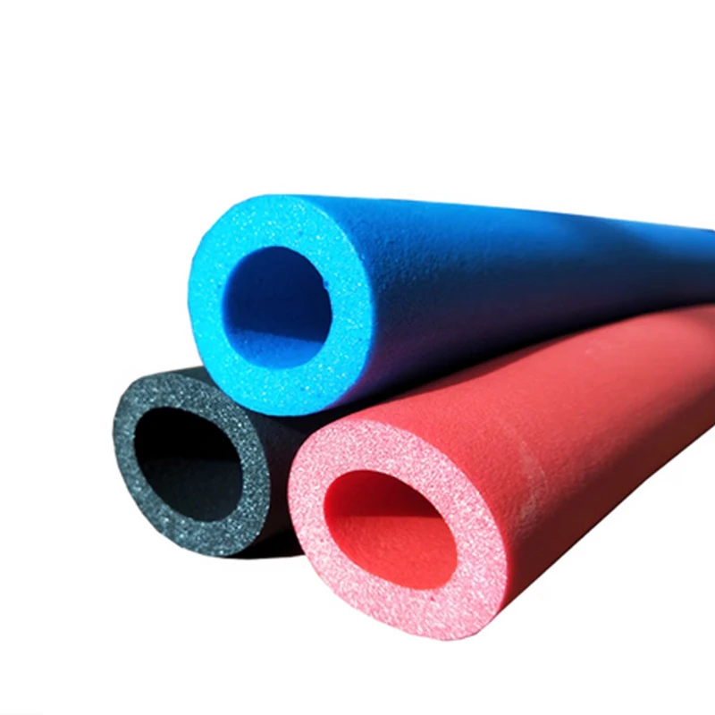 PPR pipe insulation sleeve in red and blue
