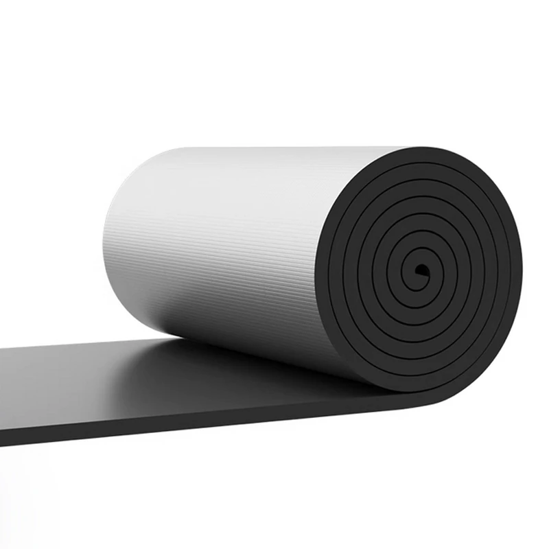 Foil faced rubber foam insulation board