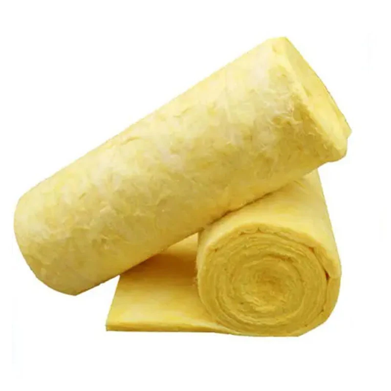 Fiberglass wool insulation roll for building applications