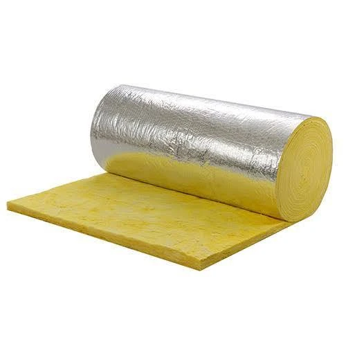 Foil faced glass wool roll with aluminium facing