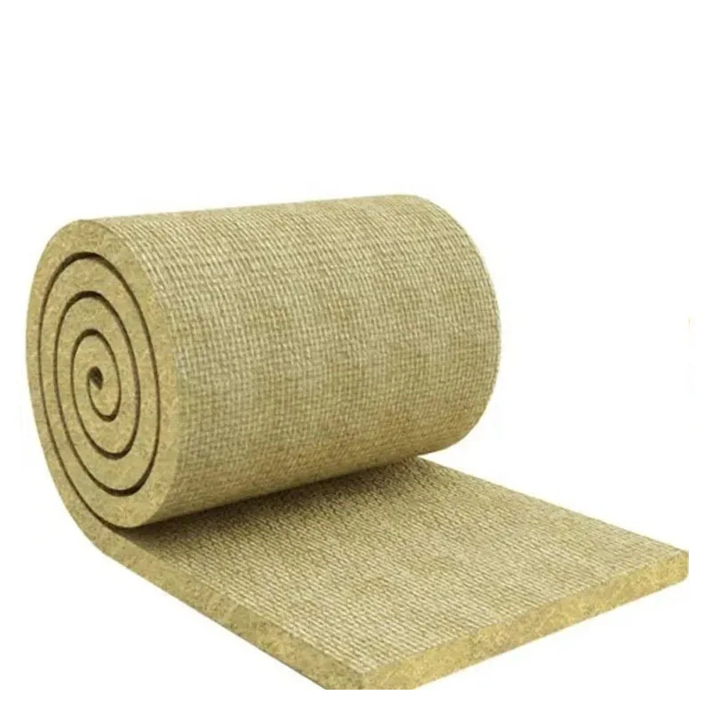 Wire mesh rock wool blanket