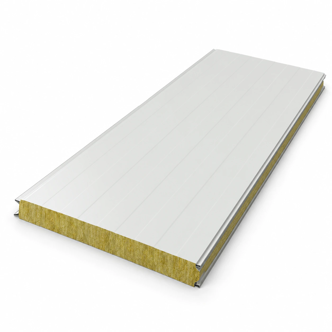 Rock wool sandwich wall panel