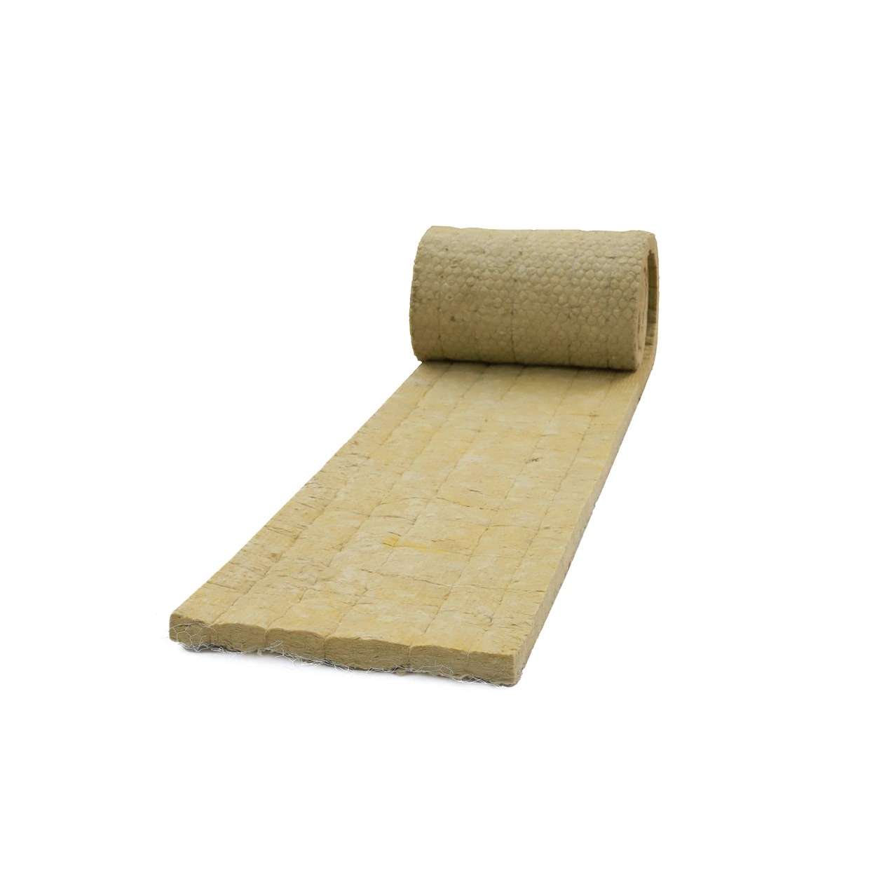 Industrial insulation blanket with wire mesh