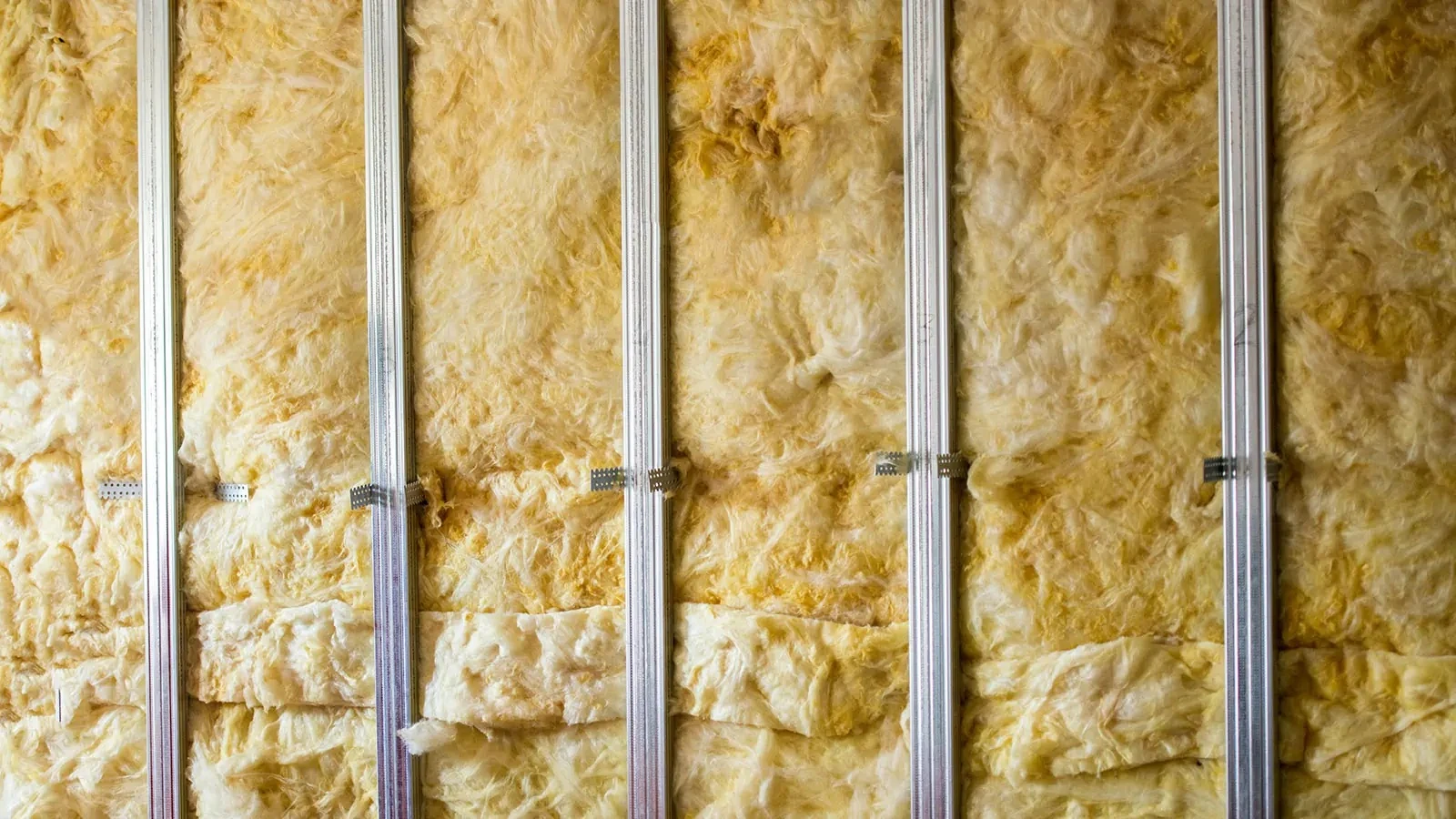 Fiberglass acoustic insulation for wall and ceiling applications